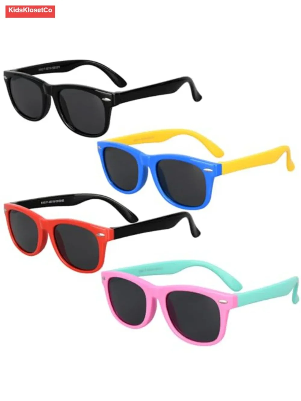 Kids Polarized Sunglasses UV Protection Flexible Rubber Frame